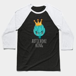 Artichoke King Cute Baseball T-Shirt